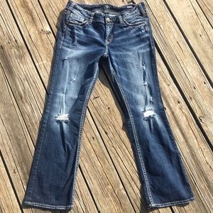 Silver Suki Mid Slim Boot